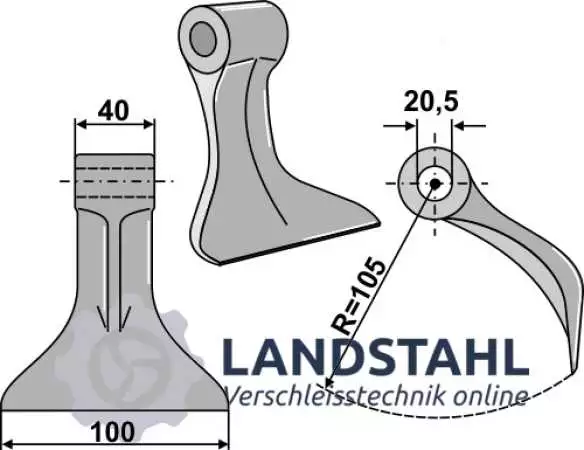 Hammerschlegel 100x40mm